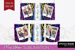 Leopard Print Photo Mug Wrap PNG - Animal Pattern Picture Product Image 1