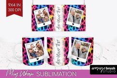 Leopard Print Photo Mug Wrap PNG - Animal Pattern Picture Product Image 1