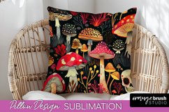 Neon Halloween Pillow Sublimation - Spooky Pillow Cover Product Image 1