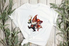 Happy New Year Gnome Sublimation Clipart Product Image 2