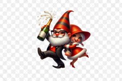 Happy New Year Gnome Sublimation Clipart Product Image 3