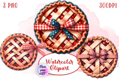 4 of July Patriotic American Flag Clipart Fun Product Image 1