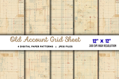 Old Account Grid Sheet JPG Product Image 1