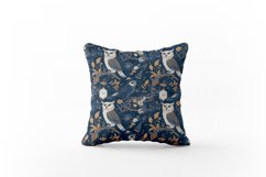 Owls Digital Paper, seamless pattern. version 2.0 | 20 JPG Product Image 4