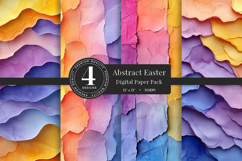 Abstract Easter Digital Paper Pack Product Image 1