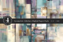 Modern Neutral Abstract Digital Paper Pack Product Image 1