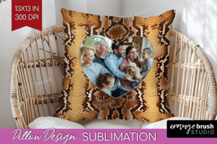 Animal Print Photo Pillow PNG - Wild Animal Picture Frame Product Image 1