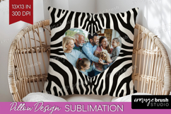 Animal Print Photo Pillow PNG - Wild Animal Picture Frame Product Image 1