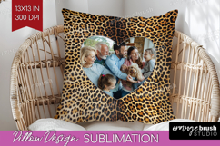 Animal Print Photo Pillow PNG - Wild Animal Picture Frame Product Image 1