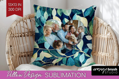 Eucalyptus Photo Pillow PNG - Botanical Picture Frame Pillow Product Image 1
