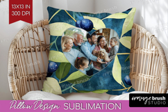 Eucalyptus Photo Pillow PNG - Botanical Picture Frame Pillow Product Image 1
