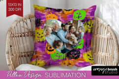 Halloween Photo Pillow PNG - Brush Stroke Picture Frame Product Image 1