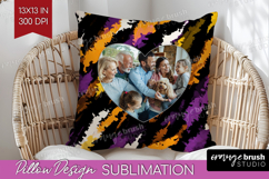 Halloween Photo Pillow PNG - Brush Stroke Picture Frame Product Image 1