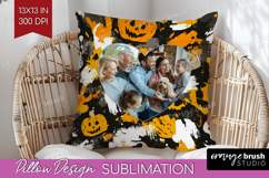 Halloween Photo Pillow PNG - Brush Stroke Picture Frame Product Image 1