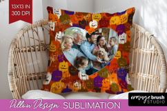 Halloween Photo Pillow PNG - Brush Stroke Picture Frame Product Image 1