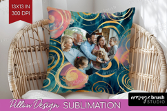 Brush Stroke Photo Pillow PNG - Abstract Texture Picture Product Image 1