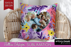 Brush Stroke Photo Pillow PNG - Abstract Texture Picture Product Image 1