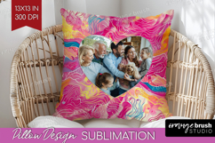 Brush Stroke Photo Pillow PNG - Abstract Texture Picture Product Image 1