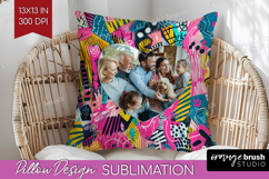 Brush Stroke Photo Pillow PNG - Abstract Texture Picture Product Image 1