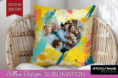 Brush Stroke Photo Pillow PNG - Abstract Texture Picture Product Image 1