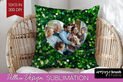 Glitter Photo Pillow PNG - Sparkle Picture Frame Pillow Product Image 1