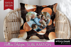 Rose Gold Photo Pillow PNG - Abstract Picture Frame Pillow Product Image 1
