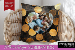 Rose Gold Photo Pillow PNG - Abstract Picture Frame Pillow Product Image 1