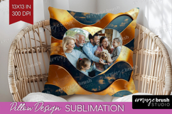 Rose Gold Photo Pillow PNG - Abstract Picture Frame Pillow Product Image 1