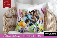 Wildflowers Photo Pillow PNG - Summer Flowers Picture Frame Product Image 1