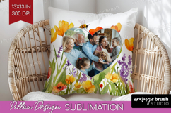 Wildflowers Photo Pillow PNG - Summer Flowers Picture Frame Product Image 1
