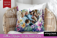 Wildflowers Photo Pillow PNG - Summer Flowers Picture Frame Product Image 1