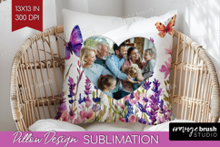 Wildflowers Photo Pillow PNG - Summer Flowers Picture Frame Product Image 1