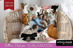 Pumpkun Photo Pillow PNG - Fall Picture Frame Pillow Cover Product Image 1