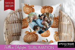 Pumpkun Photo Pillow PNG - Fall Picture Frame Pillow Cover Product Image 1