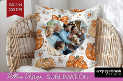 Pumpkun Photo Pillow PNG - Fall Picture Frame Pillow Cover Product Image 1