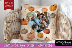 Pumpkun Photo Pillow PNG - Fall Picture Frame Pillow Cover Product Image 1