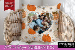 Pumpkun Photo Pillow PNG - Fall Picture Frame Pillow Cover Product Image 1