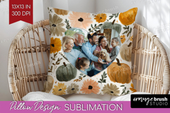 Pumpkun Photo Pillow PNG - Fall Picture Frame Pillow Cover Product Image 1
