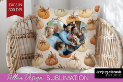 Pumpkun Photo Pillow PNG - Fall Picture Frame Pillow Cover Product Image 1