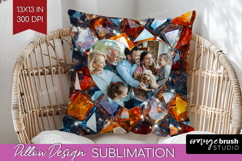 Gem Texture Photo Pillow PNG - Gemstone Picture Frame Pillow Product Image 1