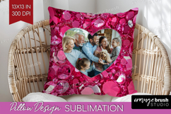 Gem Texture Photo Pillow PNG - Gemstone Picture Frame Pillow Product Image 1