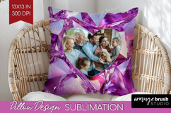 Gem Texture Photo Pillow PNG - Gemstone Picture Frame Pillow Product Image 1