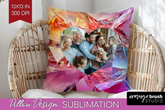 Gem Texture Photo Pillow PNG - Gemstone Picture Frame Pillow Product Image 1