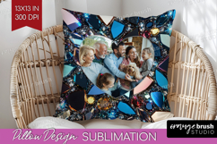 Gem Texture Photo Pillow PNG - Gemstone Picture Frame Pillow Product Image 1