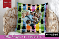 Halloween Photo Pillow PNG - Spooky Picture Frame Pillow Product Image 1