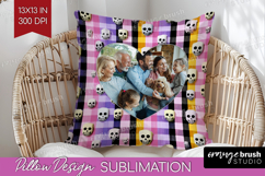 Halloween Photo Pillow PNG - Spooky Picture Frame Pillow Product Image 1