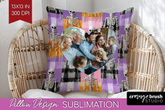 Halloween Photo Pillow PNG - Spooky Picture Frame Pillow Product Image 1