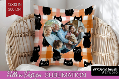 Halloween Photo Pillow PNG - Spooky Picture Frame Pillow Product Image 1