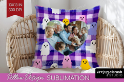 Halloween Photo Pillow PNG - Spooky Picture Frame Pillow Product Image 1