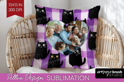 Halloween Photo Pillow PNG - Spooky Picture Frame Pillow Product Image 1